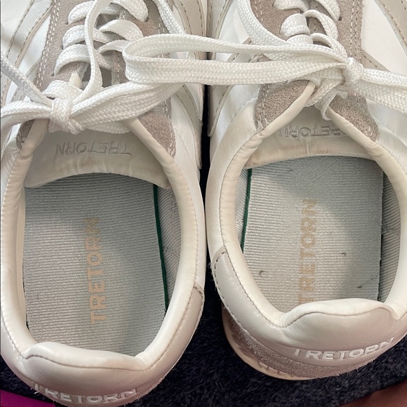 Tretorn Grey and White Casual Sneakers - Picture 8 of 9